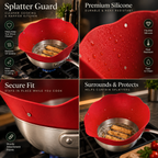 Adjustable Silicone Splatter Guard