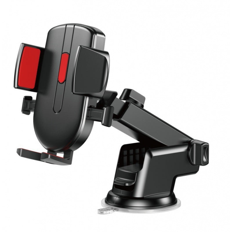 Adjustable Telescopic Suction Car Phone Holder with Full Rotation Gravity Auto-Lock