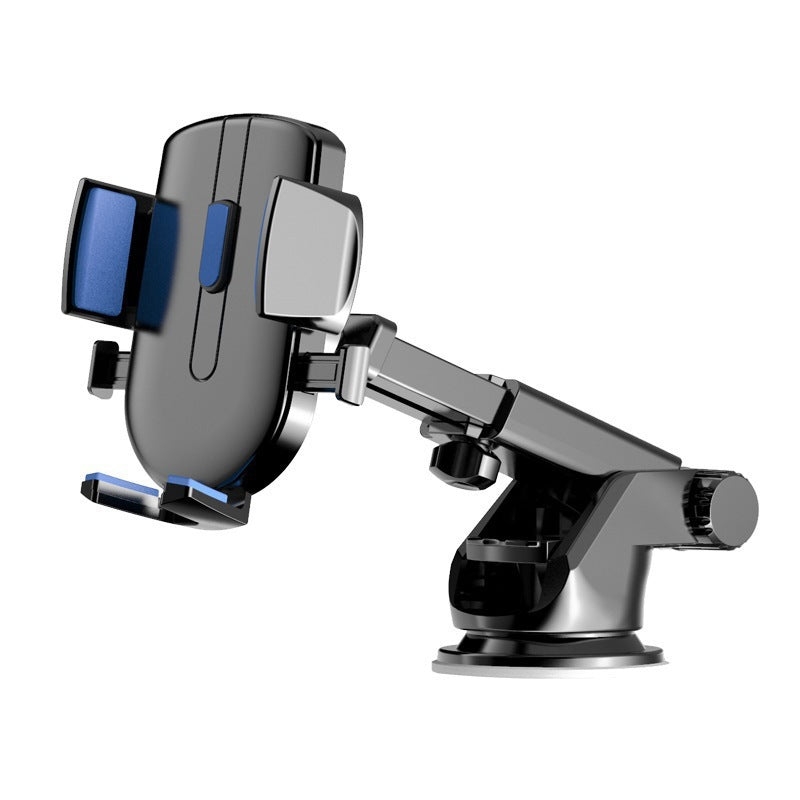 Adjustable Telescopic Suction Car Phone Holder with Full Rotation Gravity Auto-Lock