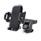 Adjustable Telescopic Suction Car Phone Holder with Full Rotation Gravity Auto-Lock