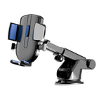 Adjustable Telescopic Suction Car Phone Holder with Full Rotation Gravity Auto-Lock