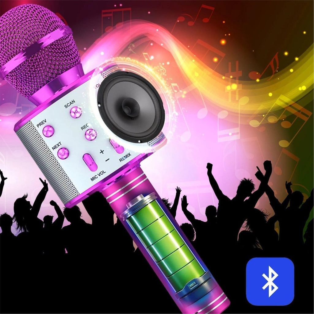 Advanced Bluetooth Karaoke Microphone – Wireless Freedom for Dazzling Performances