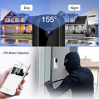 Advanced wireless video doorbell camera with instant alerts and two-way audio
