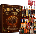 Advent Calendar Whiskey Bourbon Countdown Gift Ornaments