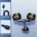 Boneroshop | AeroBreeze Car Fan | Wireless fan with 4000 mAh battery and 3 fan speeds