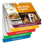 Air Fryer Cheat Sheet Magnets – Cooking Instructions Booklet