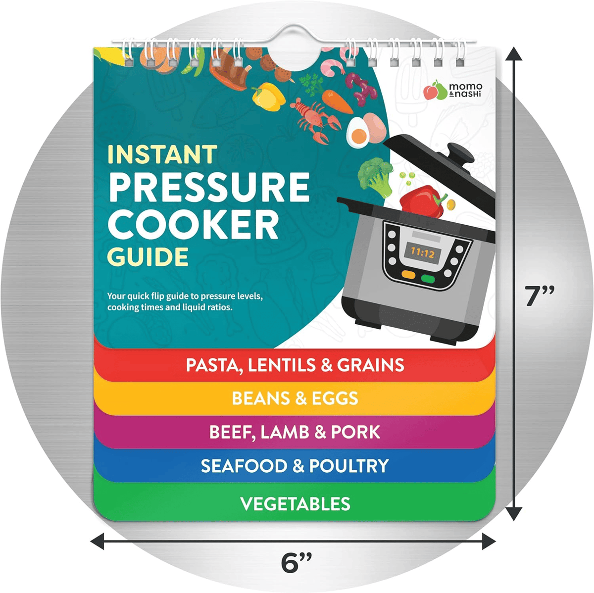 Air Fryer Cheat Sheet Magnets – Cooking Instructions Booklet