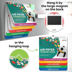Air Fryer Cheat Sheet Magnets – Cooking Instructions Booklet