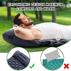 Air Mattress with Integrated Headrest and Comfortable Valve System