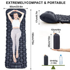 Air Mattress with Integrated Headrest and Comfortable Valve System