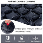 Air Mattress with Integrated Headrest and Comfortable Valve System