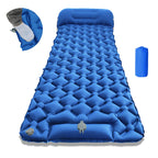 Air Mattress with Integrated Headrest and Comfortable Valve System