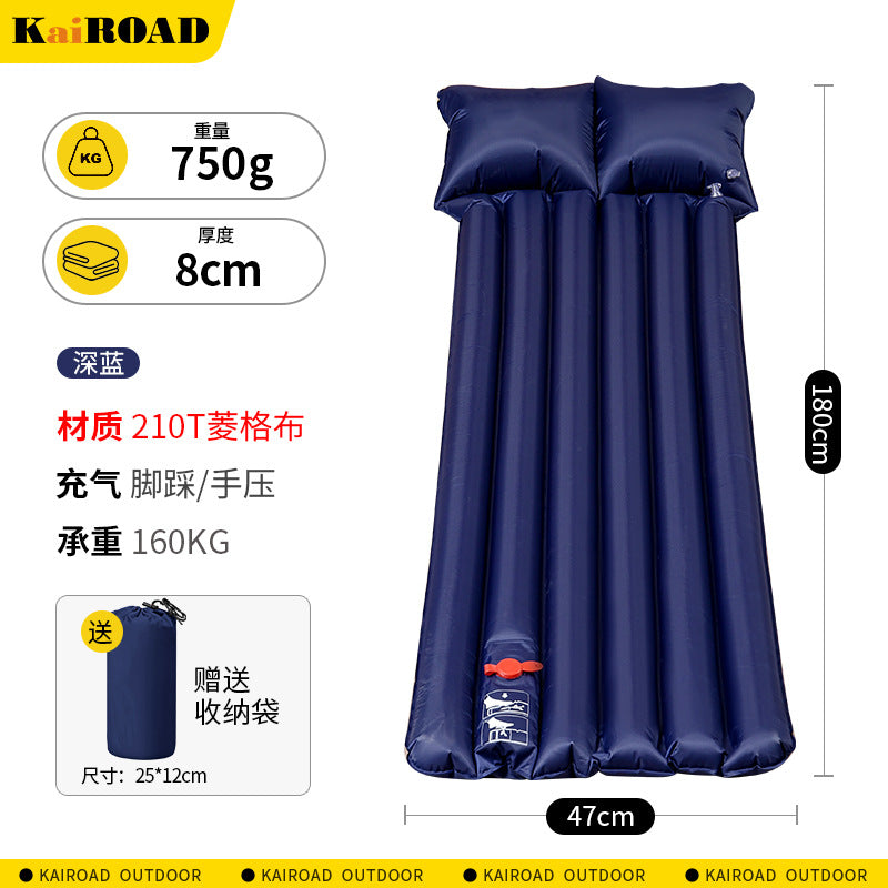 Air Mattress with Integrated Pillow