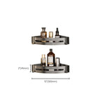 Aluminium Modern Bathroom Accessories Set – Polished Grey Shelf, Paper Holder & Robe Hook