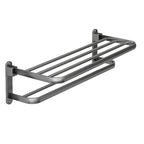 Aluminium towel holder, wall-mounted