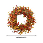 AmberLeaf Autumn Wreath