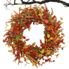 AmberLeaf Autumn Wreath