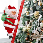 Animated Climbing Holiday Tree Figure, Warm LED Lights, Festive Music
