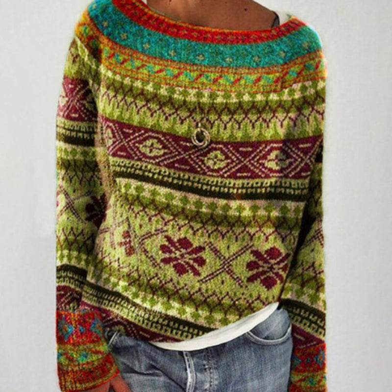 Anne™ - Winter Vintage Knit Jumper
