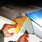Anti-glare car sun visor for day and night driving