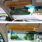Anti-glare car sun visor for day and night driving
