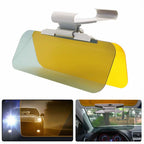 Anti-glare car sun visor for day and night driving