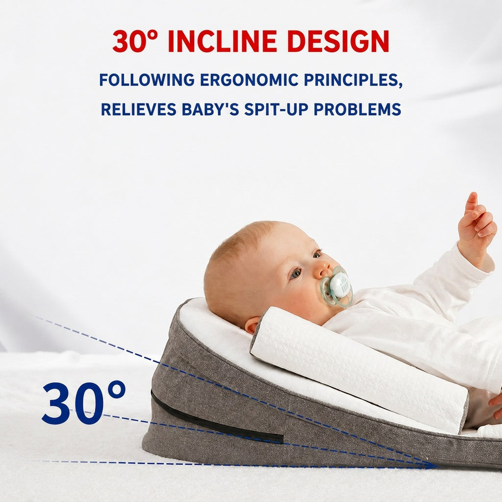 Anti-Reflux Wedge Support for Newborns – Ergonomic Side Cushion