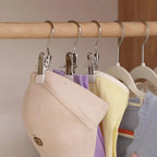 Anti-rust rotating clothes pegs – space-saving storage clips for hats, trousers and travel