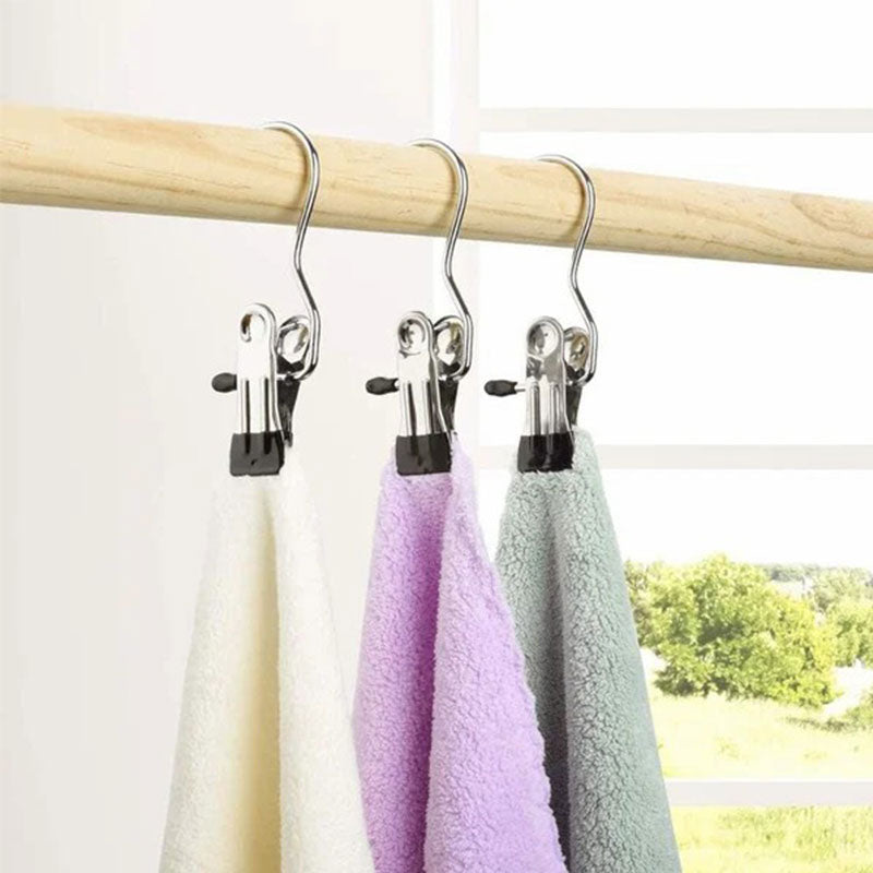 Anti-rust rotating clothes pegs – space-saving storage clips for hats, trousers and travel