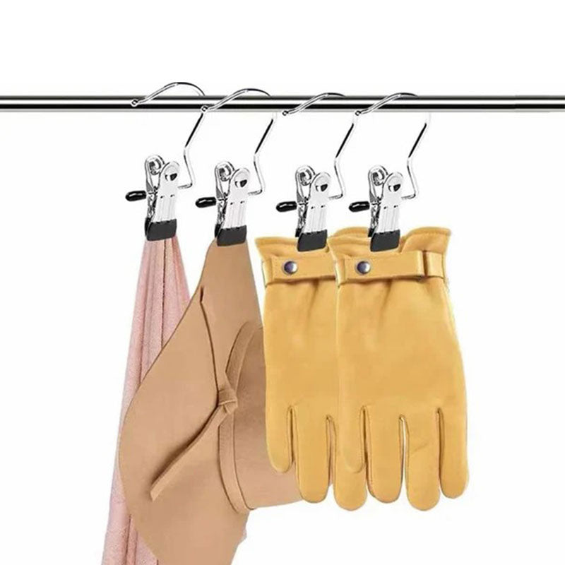 Anti-rust rotating clothes pegs – space-saving storage clips for hats, trousers and travel