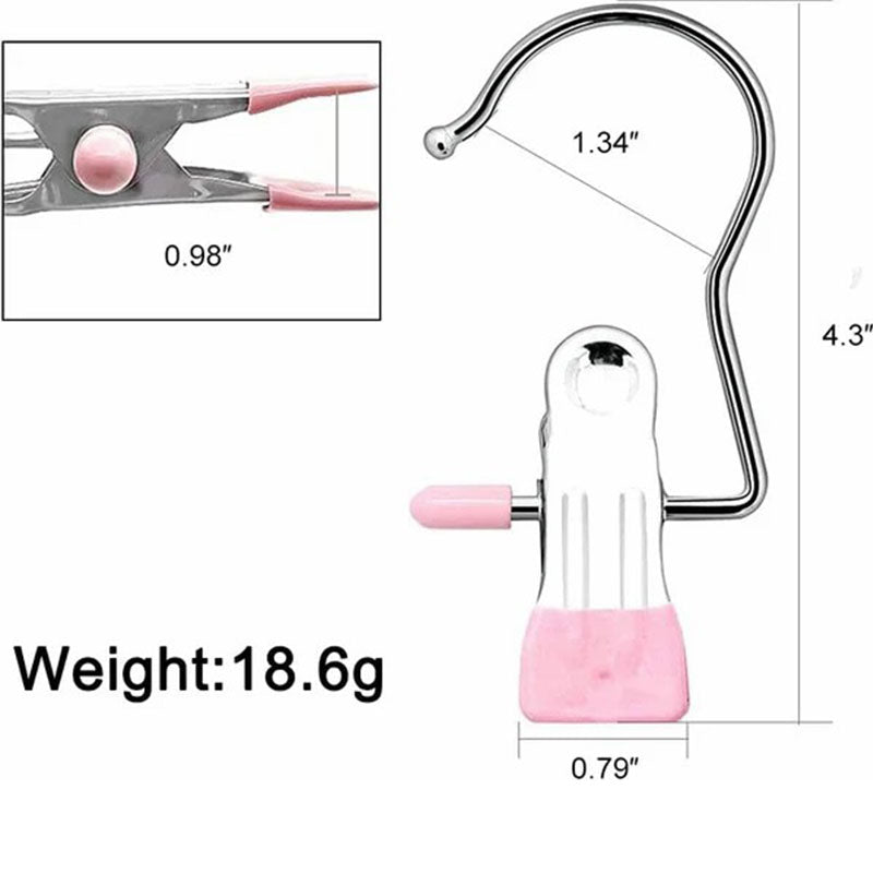 Anti-rust rotating clothes pegs – space-saving storage clips for hats, trousers and travel