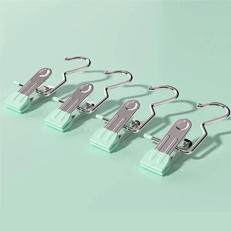 Anti-rust rotating clothes pegs – space-saving storage clips for hats, trousers and travel
