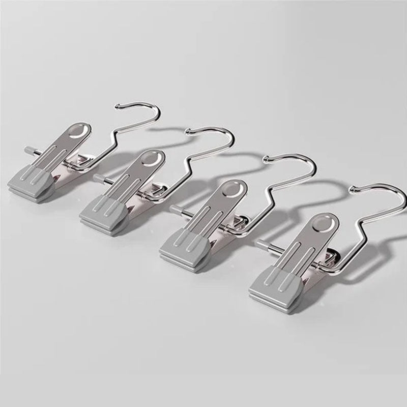 Anti-rust rotating clothes pegs – space-saving storage clips for hats, trousers and travel