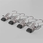 Anti-rust rotating clothes pegs – space-saving storage clips for hats, trousers and travel