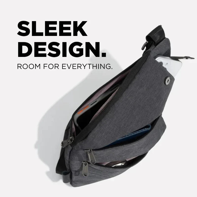 Anti-Theft Crossbody Bag for Secure Storage