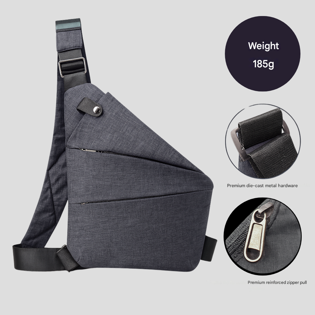 Boneroshop | Anti-Theft Crossbody Organiser Bag with Hidden Zippers