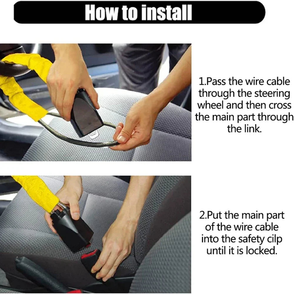 Anti-Theft Steering Wheel Lock