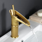 Antique Waterfall Bathroom Basin Tap