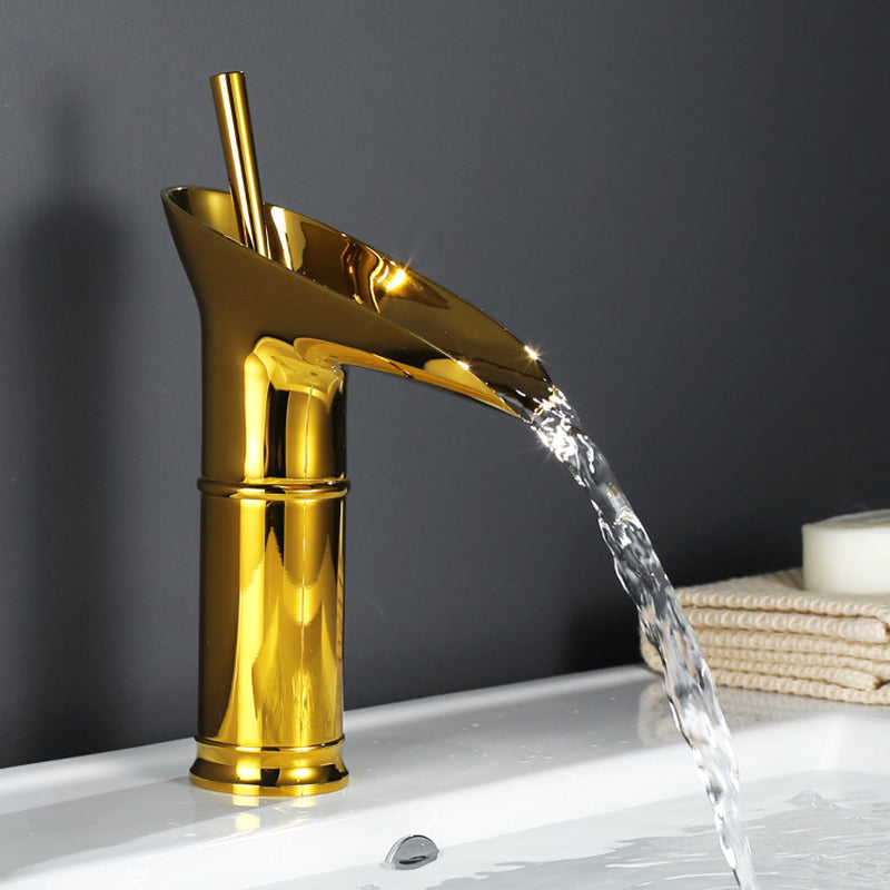 Antique Waterfall Bathroom Basin Tap