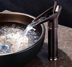 Antique Waterfall Bathroom Basin Tap