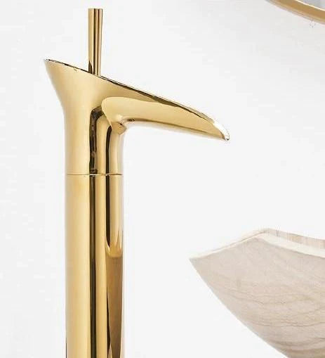Antique Waterfall Bathroom Basin Tap