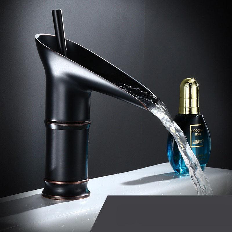 Antique Waterfall Bathroom Basin Tap