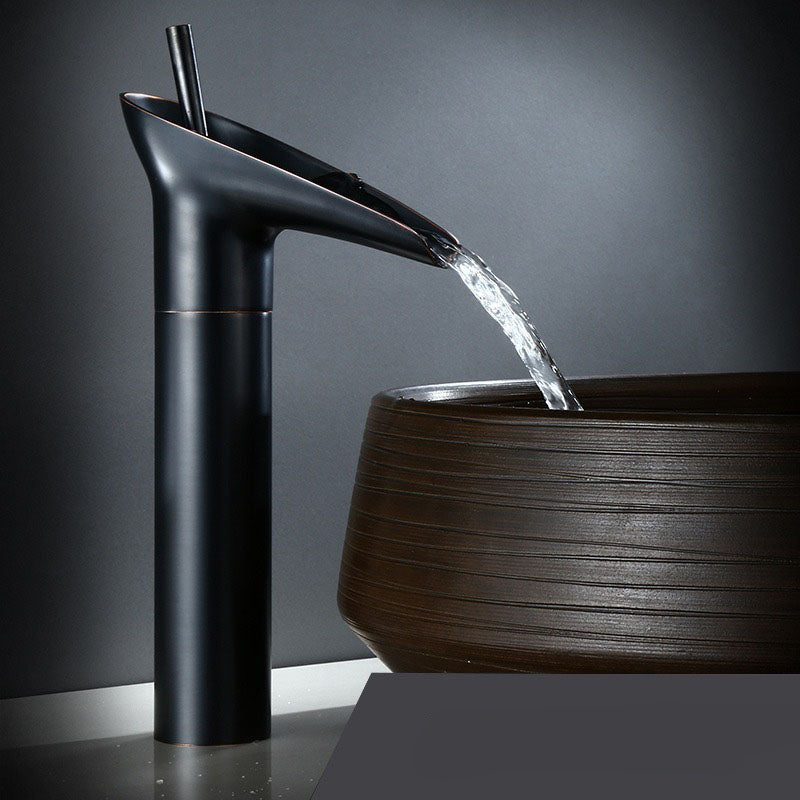 Antique Waterfall Bathroom Basin Tap