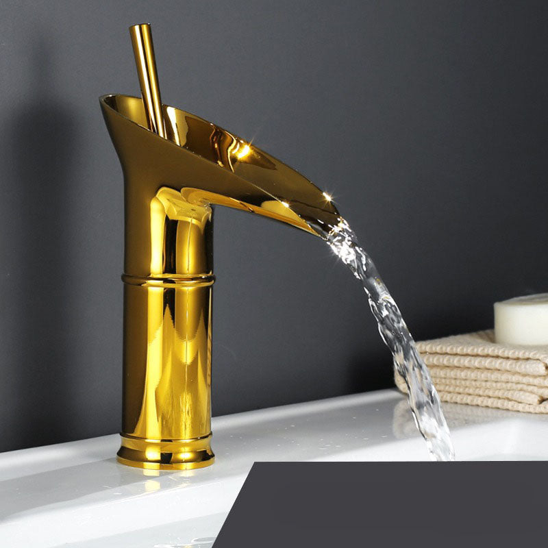 Antique Waterfall Bathroom Basin Tap