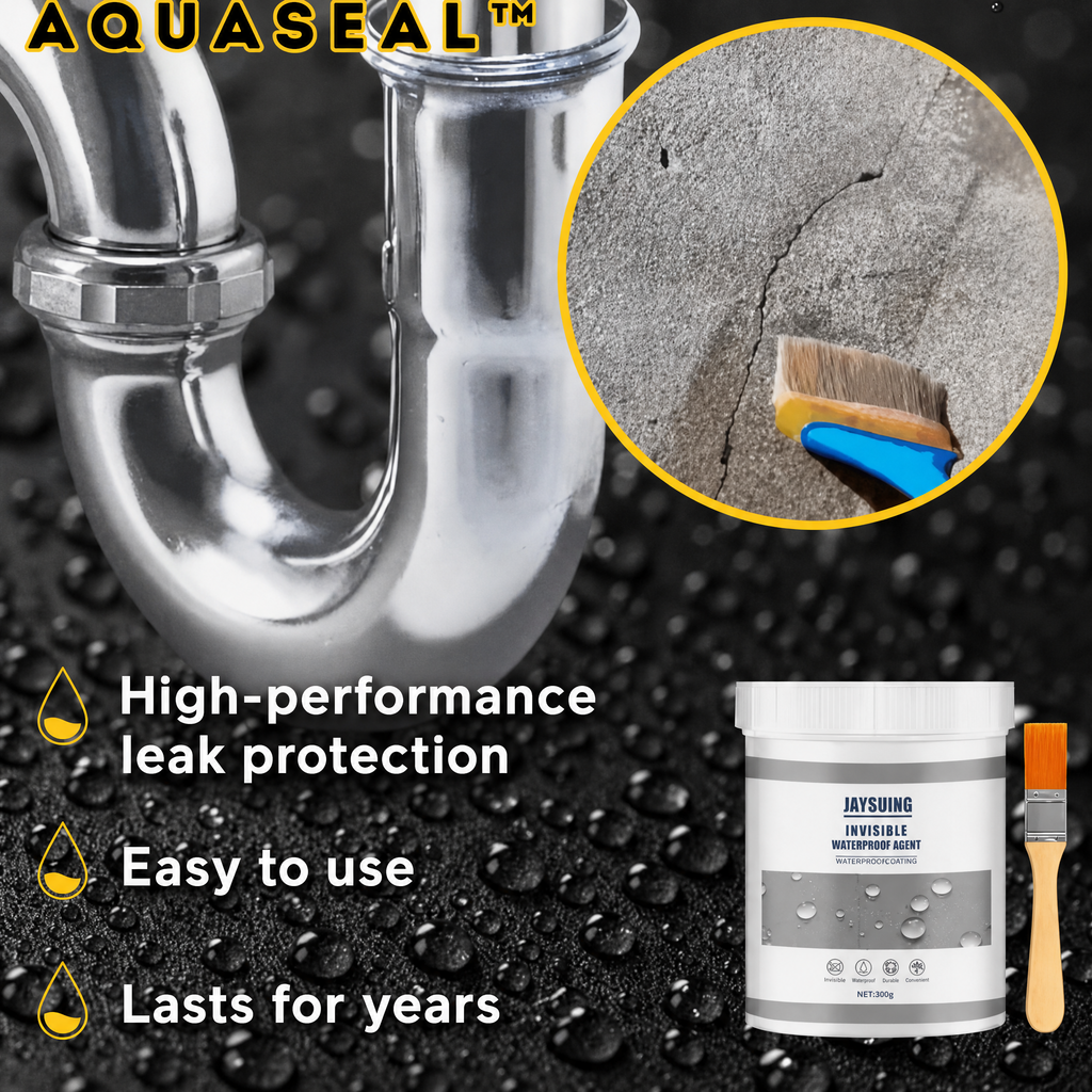 AquaSeal™ Leak Protection, Seals All Surfaces