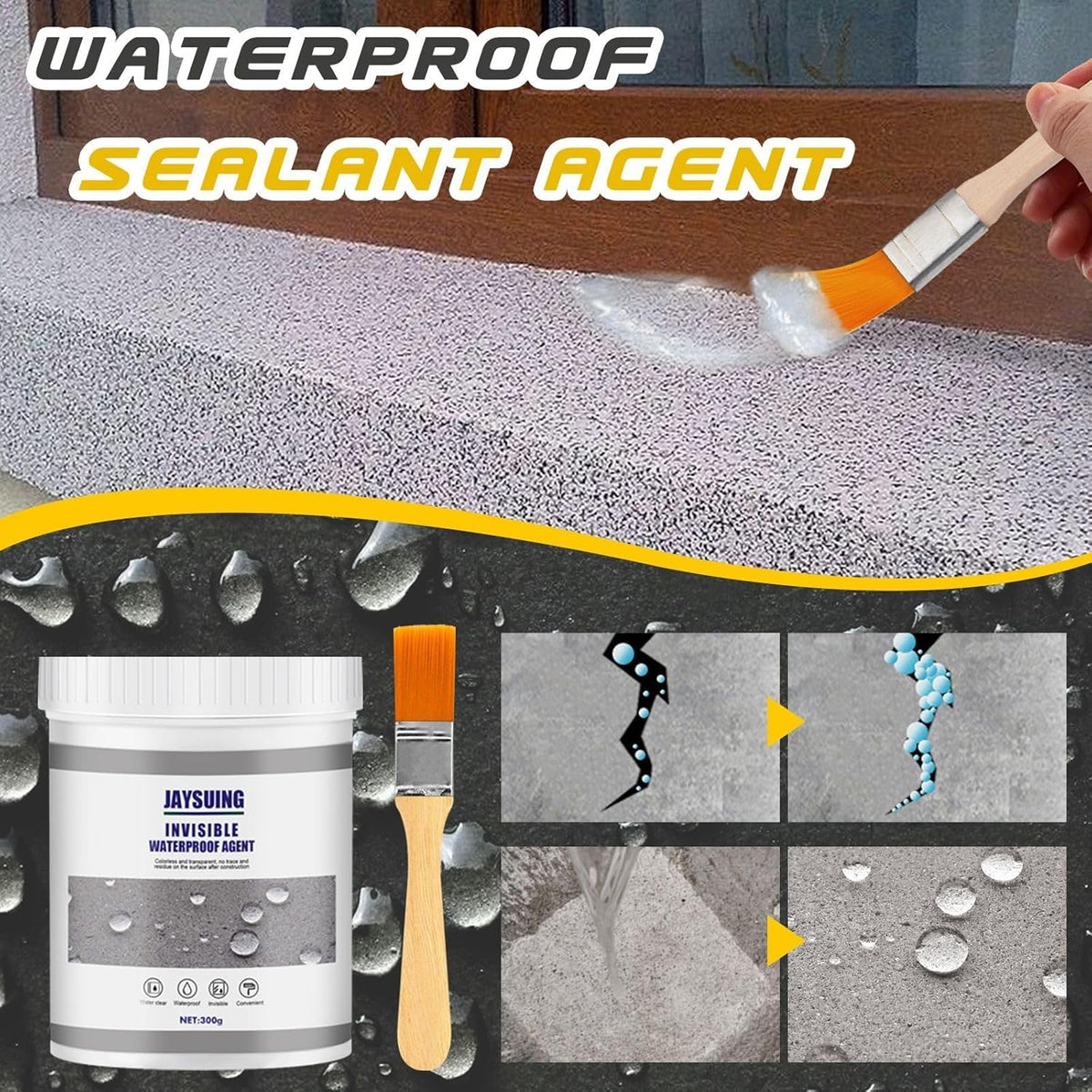 AquaSeal™ Leak Protection, Seals All Surfaces
