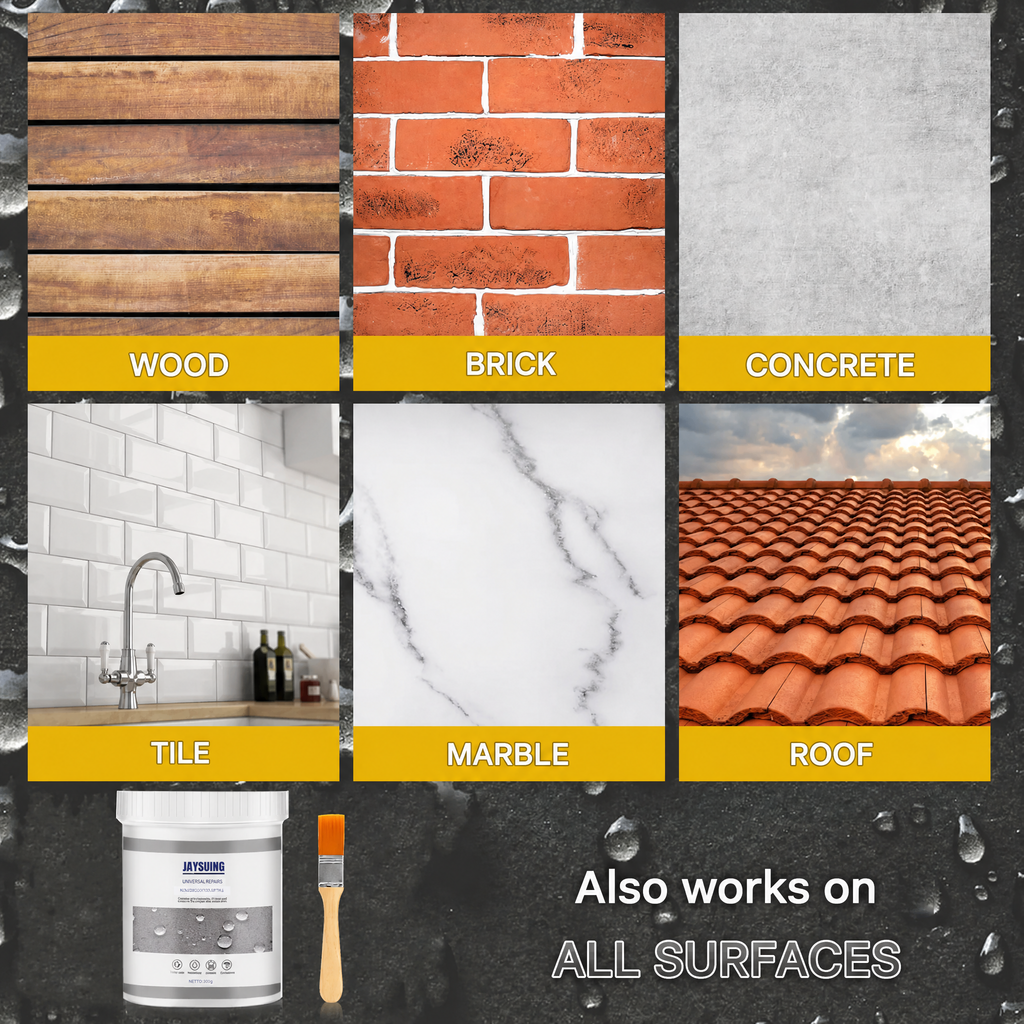 AquaSeal™ Leak Protection, Seals All Surfaces