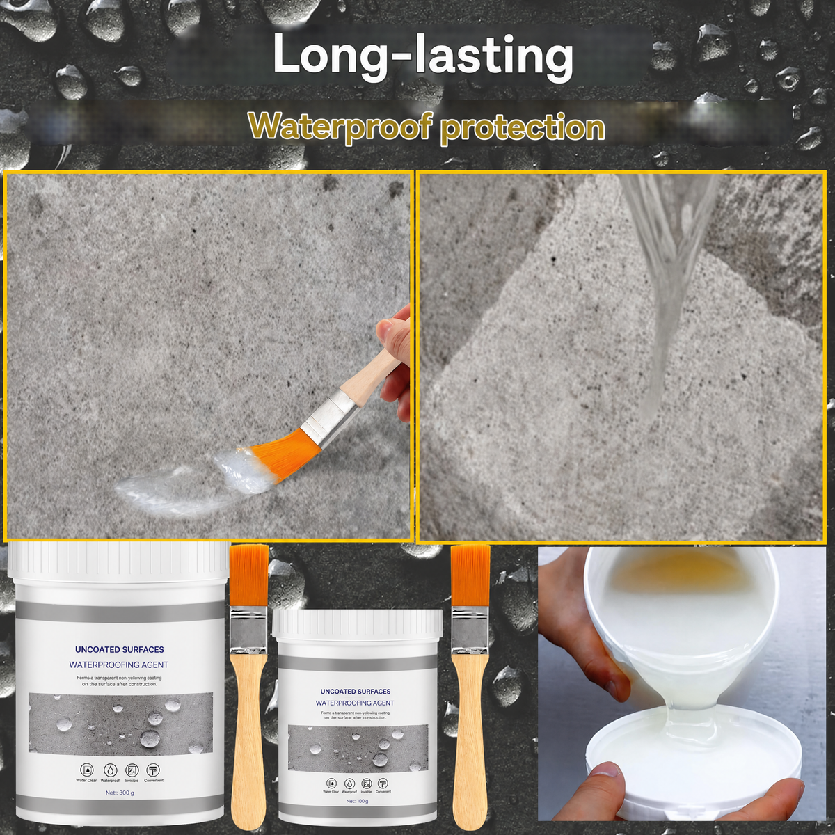 AquaSeal™ Leak Protection, Seals All Surfaces