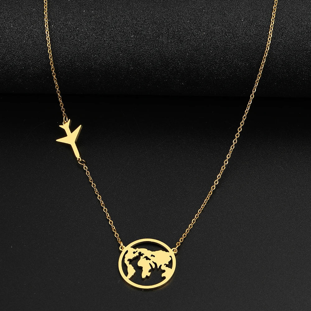 Around The World Travellers Necklace