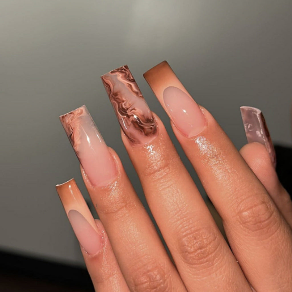Artistic and Elegant Gel Nails